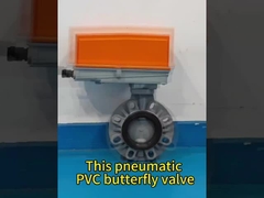 Dieses pneumatische PVC-Schmetterlingsventil