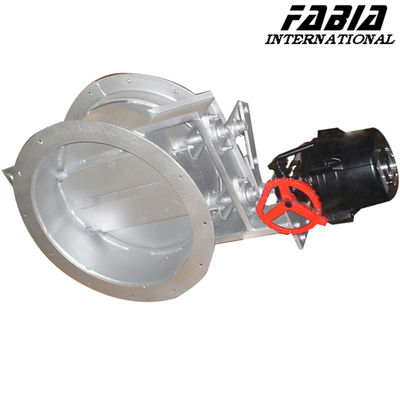 4 Inch Electrically Operated Butterfly Valve Control Flanged Ventilated