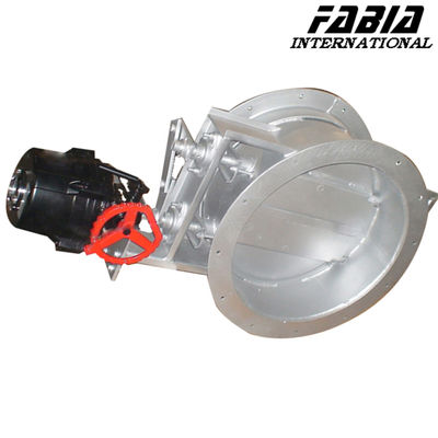 4 Inch Electrically Operated Butterfly Valve Control Flanged Ventilated