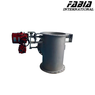 Electric Three Way Control Valve Flange Stainless Steel Ventilated Butterfly Valve