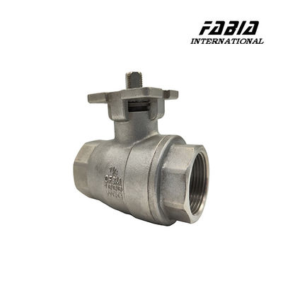 Electric High Pressure Two Piece Ball Valve  For Easy Opening And Closing With Internal Thread
