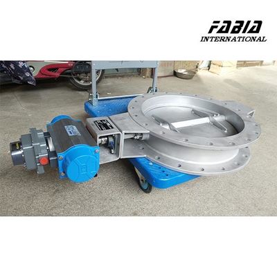 DN1500 Pneumatic VOC Butterfly Valve DNV Gas Valve Precision Control For Printing And Packaging Industry