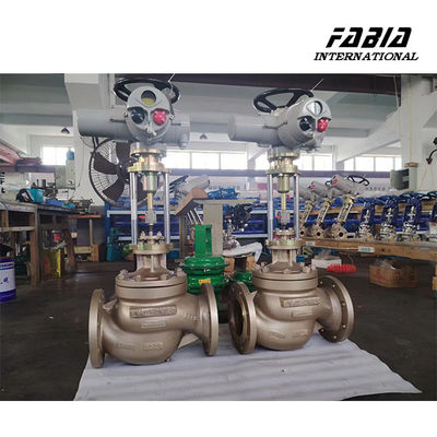 Precise Control WCB Pneumatic Regulation Valve Automatic Regulation For Oil And Gas And Textile Industry