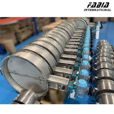 DN200 8 inch Stainless Steel Manual Butterfly Damper Simple Structure Easy Operation For Hvac Sysytem