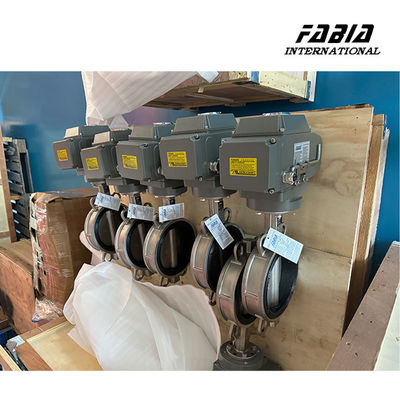 Electric Switch Type 4 inch Butterfly Valve Stailess Steel Electric Valve Tight Sealing and Minimal Leakage