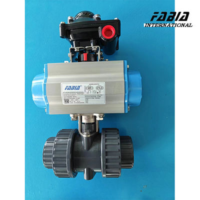 Electric Operation 3 Inch PVC Ball Valve Soft Seated Valves