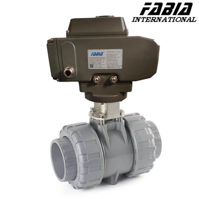 Elektrische Hochdruck-Doppelkommando-Soft Seal PVC Kugelventil 1000 PSI