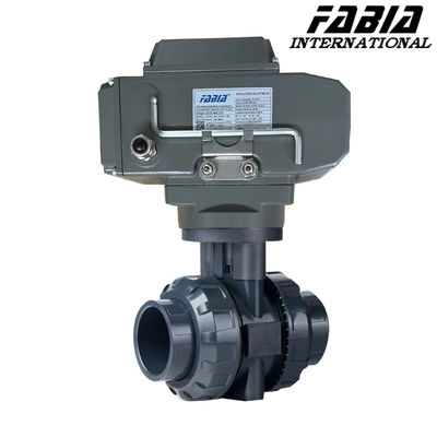 Elektro-PVC-Soft-Seal-Ballventil für Industriezwecke