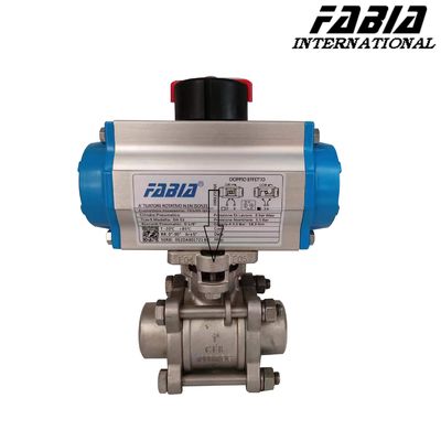 FABIA Industrieventile Zwei-Stücke-Kugelventil Edelstahl-Kugelventil
